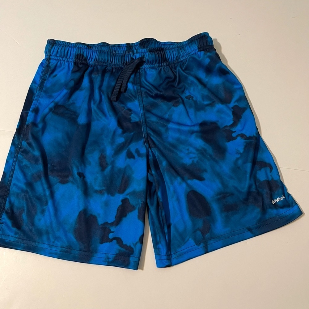 Athletic Works Kids' Boys Game Royal Dri Works Printed Training Shorts L (10-12)